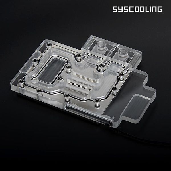 

syscooling colorful gtx960-4g-d5 full coverage water block computer gpu water cooling copper bottom