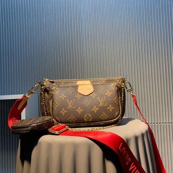 

luxury designer womens leather crossbody bags ladies zipper chain messenger bag with origin box women shoulder bags sale