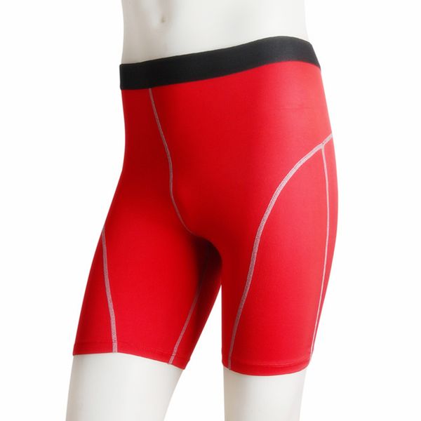 

новые лето compression шорты колготки мужчины полиэстер spandex quick dry training бег баскетбол шорты мужские спорт короткие 1024, White;red