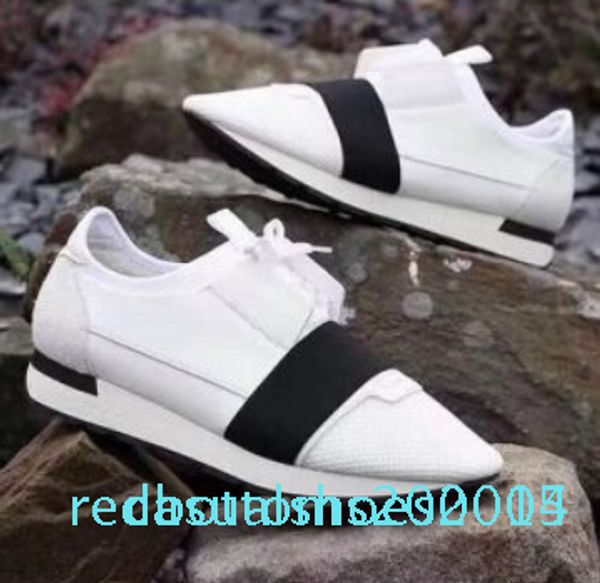 

2019 hot black кожевой ткани кроссовок дизайнерские высокое качество низкое топ женщин вскользь kanye west style race runner mesh дышащие кв