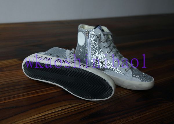 

b23 luxury designer italian brand gold old style designer fashion sneakers luxury leather men's casual shoes goose coach superstar wkal, Black;red