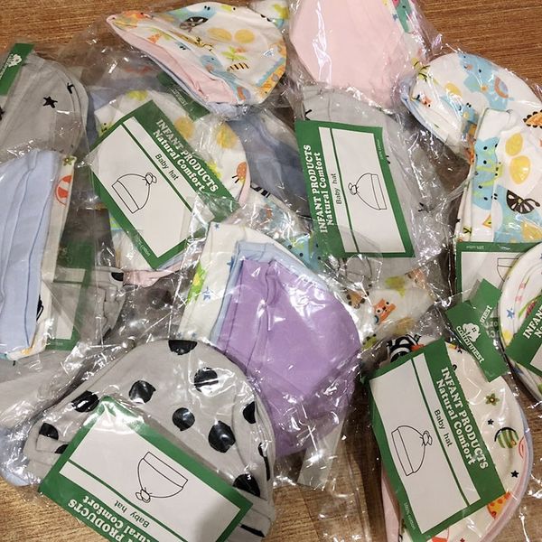 

super value special price pure cotton tire hat maternal and baby fetal cap baby cap infant gifts, Blue;gray