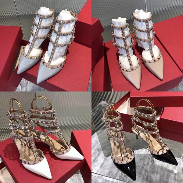 

summer new baotou sandals women buckle chunky heel evening shoes 2020 all-match platform size high heels#205, Black