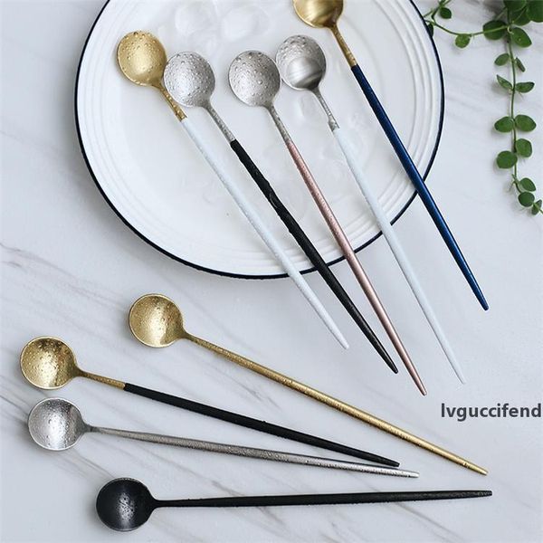 

new style 18/10 stainless steel the long spoons gold plated spoons long matte gold spoons