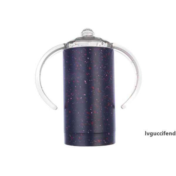 

new design sippy cup 12oz kid water bottle stainless steel tumbler with handle vacuum insulated leak proof travel cup baby bottle