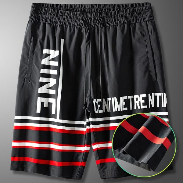 

cartoon letter digital printing men's vacation summer new beach pants shorts beach pants casual sports shorts fashion