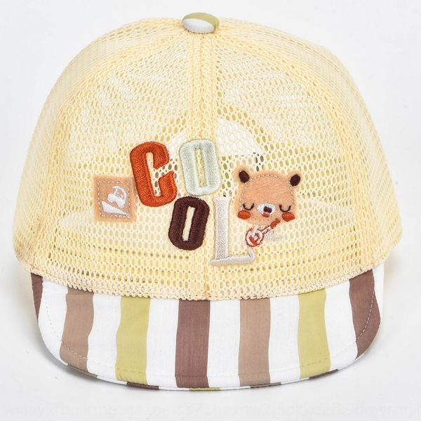 

duduba babies' mesh summer infant sunscreen 6-12 cute soft eaves sunshade cap sunscreen sunshade sun hat sun hat, Blue;gray