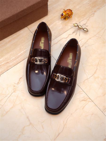 

fashion new arrival men's casual loafers genuine leather slip-on dress shoes handmade men flats wedding party shoes big size 38-44, Black;red