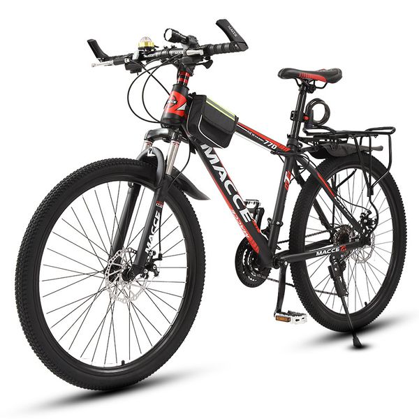 

mountain bike folding bike cross country bicy mountain bike cross-country men and women double disc brake variable speed student city