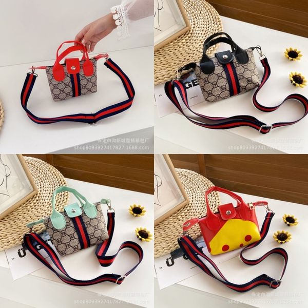 

back to school gift seersucker crossbody bags & lunch bag school kids crossbody bags children cooler bag mommy toddle crossbody bags#921, Black