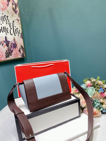 

famous bag real leather women purse crossbody mixed color shoulder bag handbag ship