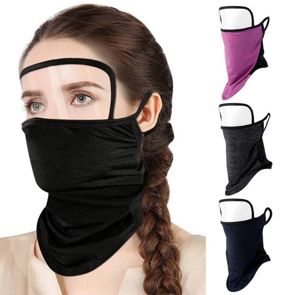 

1 pc ветрозащитный бандана шеи гетры uv / защита от пыли велоспорт шарф маска с глазами щит на открытом воздухе спортивные аксессуары, Black