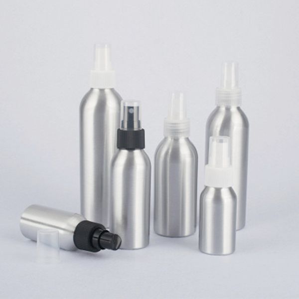 

50ml aluminium spray empty bottles refillable travel pump cosmetic empty perfume makeup atomizer tool cosmetic containers