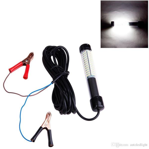 

8w fishing attracting equipment led green underwater squid fishing light lure submersible boat light night fishing tackle