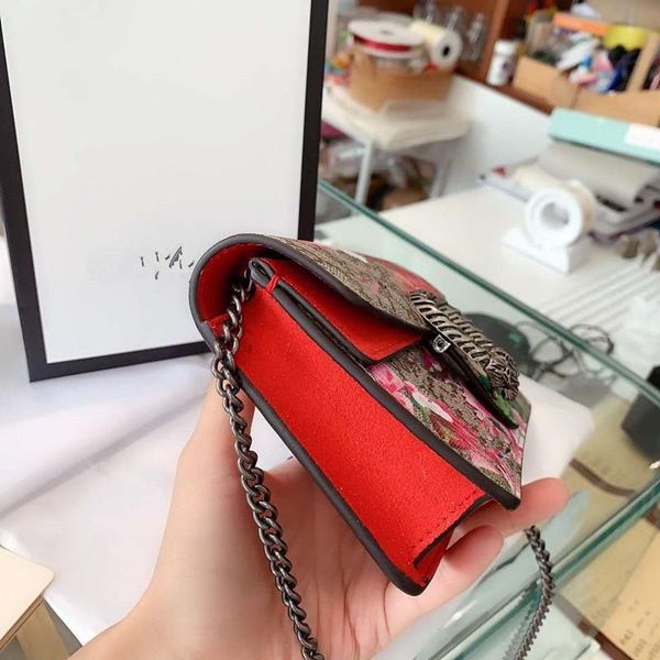

genuine leather handbags chain dionysian printing single shoulder bag womens woman bags vintage his female handbag girls women purses