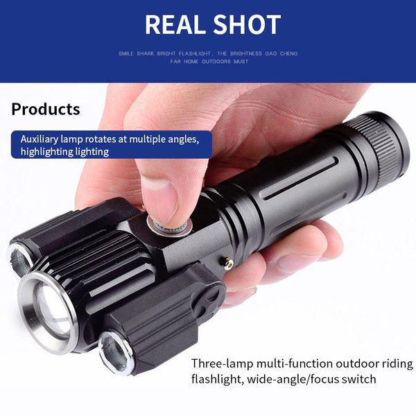 

zoom-able bicycle front light waterproof bike led night safety riding light for outdoor adventure daily carrying