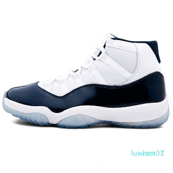 

11 11s mens basketball shoes concord 45 cap and gown legend blue platinum tint xi sneakers size 5.5-13 ct07