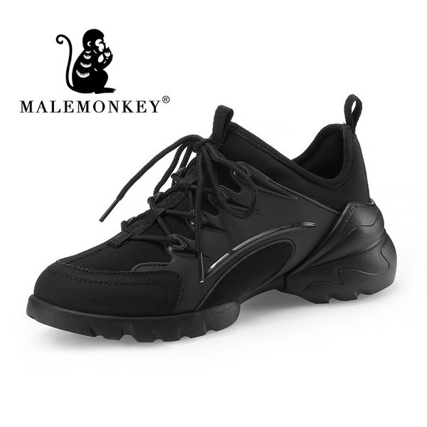 

2020 новй женин поведневна обђв еѬнй даие ве мод sneaker дл женин мока, Black