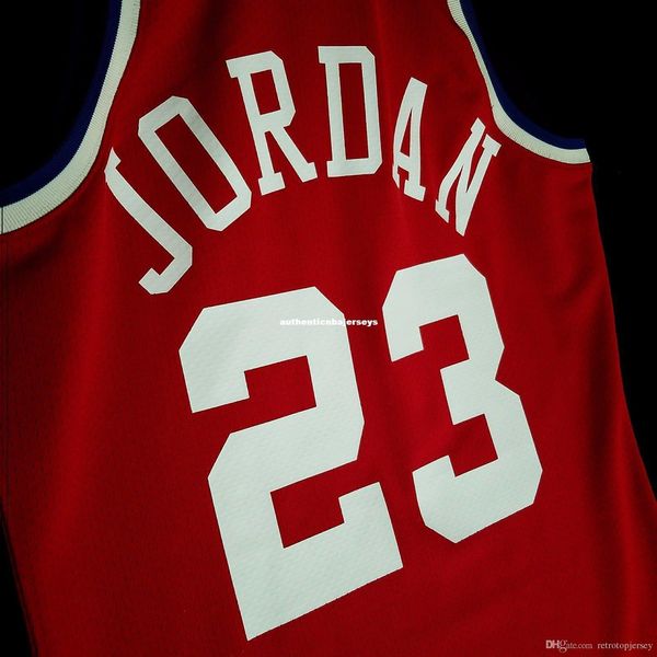 

100% stitched #23 michael mitchell & ness 1989 jersey red mens vest size xs-6xl stitched basketball jerseys ncaa, Gray