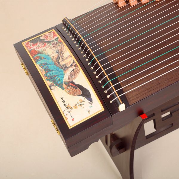 

за 21 струны 163см шелк картины guzheng