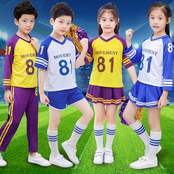 

детская черлидинг начальная и средняя школы студенты церемония открытия игр performance платье лал капитанского платье, White