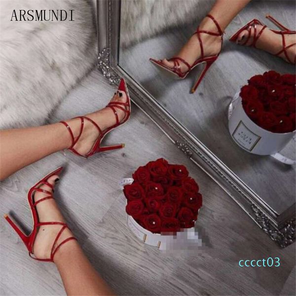 

arsmundi women sandals elegant high heels sandals shoes women peep toe summer sandalias mujer 2019 new heel shoes m644 ct03, Black