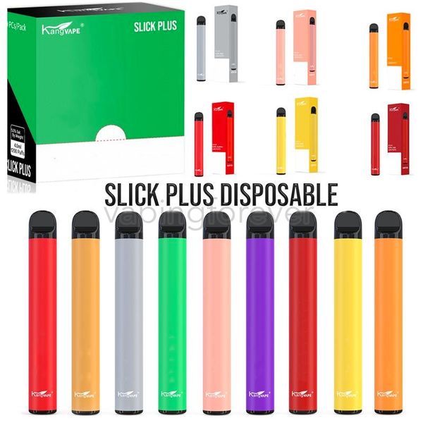 

100% Authentic Kangvape Slick Plus Disposable Device Kit 700mAh Battery 4.0ml Cartridge 1200 Puffs Stick Vape Pen VS Puff Bar Plus Xtra