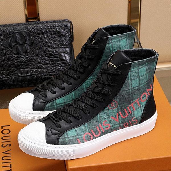 

new mens shoes fashion boots luxury casual men shoes high -comfortable chaussures pour hommes men shoes casual style l665, Black