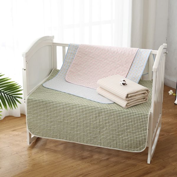 

straight ramie fabric pad cotton washable double-sided baby diaper diaper pad waterproof four-layer linen cotton air layer