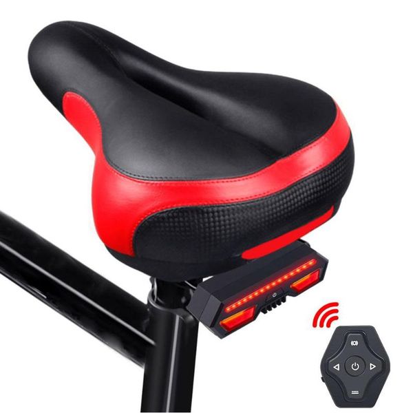 

new bicycle turn signal light usb charging led light intelligent remote control bicycle steering tail warning