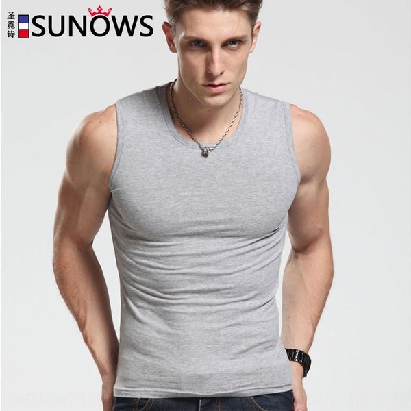 

pnjw5 new wide-shoulder cotton sleeveless breathable fitness sports elastic waistcoat new men' wide-shoulder cotton sleeveless vest ve, White;black