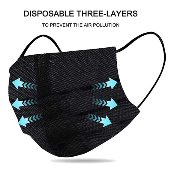 

wuqho dust mouth kids disposable layer dhl mask balck masks cover fa 3-ply 3 omaam chilidren masks fahcf