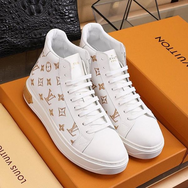 

new arrival mens shoes drop ship outdoor walking soft footwears vintage lace -up high plus size men shoes chaussures de sport pour homme, Black