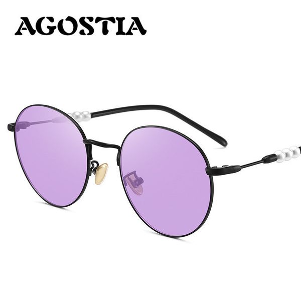 

anti-blue retro marine round frame pchromic glasses men retro sunglasses ch01