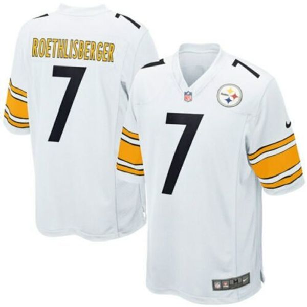 

ben roethlisberger #7 men's xs-5xl stitched football jerseys, Gray