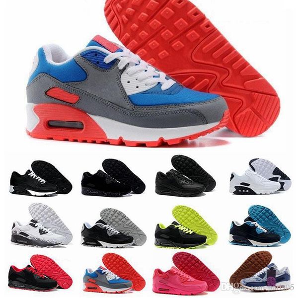 

2020 ivory 90 mens running shoes be black white men women classic yellow red sports trainer cushion surface sneakers
