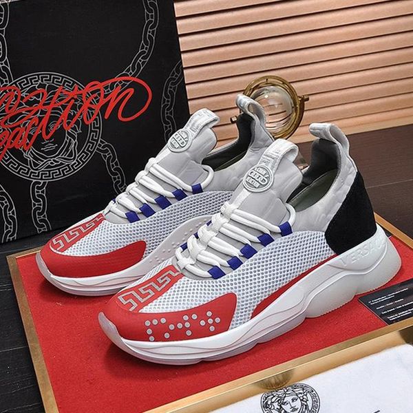 

new arrival mens shoes zapatos de lujo para hombre breathable shoes fashion lace -up luxury men shoes cross chainer sneakers