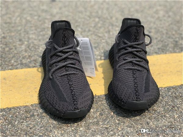 

black 3m mens womens running shoes yeezreel yecheil citrin cloud white glow in the dark kanye west designer trainers sports sneaker us 5-13