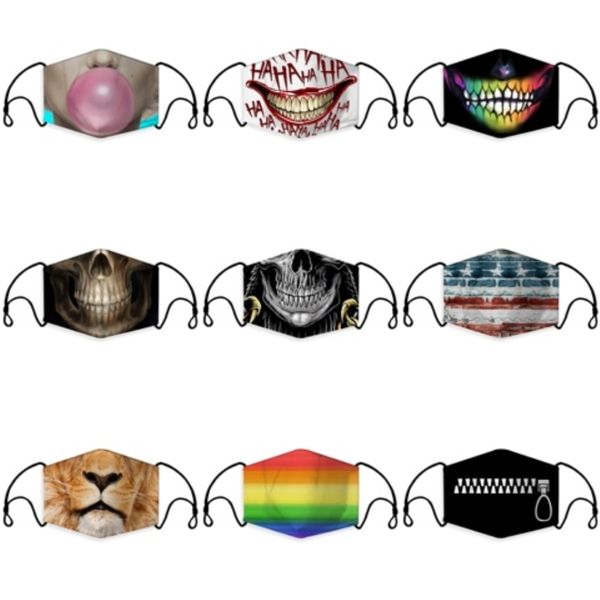 

sonic 3d printed wind and dust designer face mask are dust - proof personalized parody cross-border breathable face masks#726