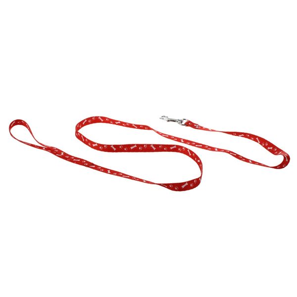 

кость лапы печать small dog pet поводок ведущий harness tool - красный