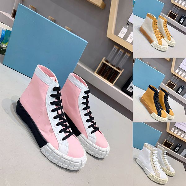 

оптовая роскошных классических женской обуви спортивной дизайнер печатных треугольник логотип расширение дышащая досуг спортивная обувь женщ, Black