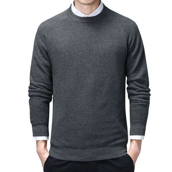 

autumn sweater men classic casual o-neck pullover men winter cotton sweaters oversized pull homme long sleeve clothing 3xl, White;black