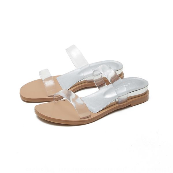 

fashion women's summer new crystal casual women's lazy sandals and slippers slippers outdoor sandals