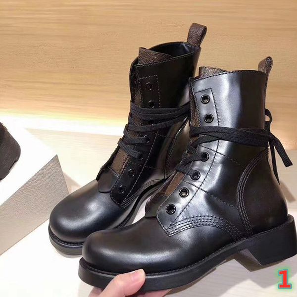 

designer martin boots fashion leather star women shoes woman leather short autumn winter ankle designer fashion brand women sho, Black
