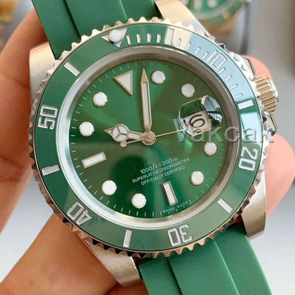 

rubber starp luxury fashion ceramic black bezel mens mechanical ss 2813 automatic movement watch sports men designer watches wristwatches, Slivery;brown