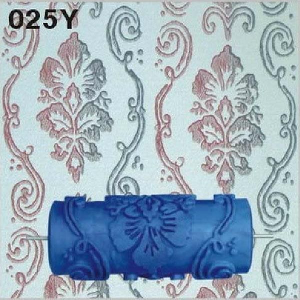 

empaistic flower blue painting roller paint machine wall decoration decor diy