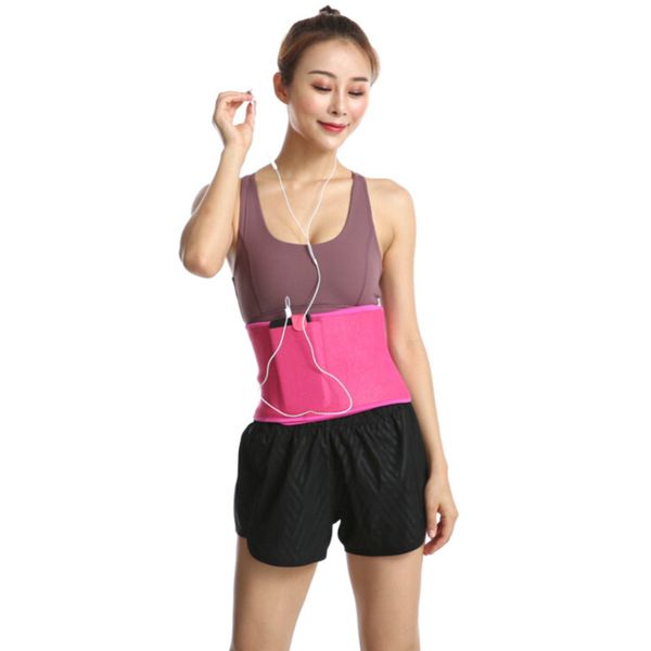 

waist support belt soft adjustable elastic body shaper belt sport girdle pain relief, Black;gray