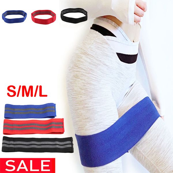 

resistance bands anti slip cotton hip band booty exercise elastic for yoga stretching training fitness workout