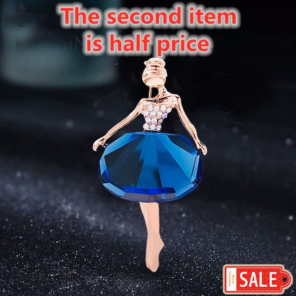 

2020 осень и зима новой балета девушка броши женской одежда аксессуары декоративного корсаж простого темперамент контактного кристалл, Golden