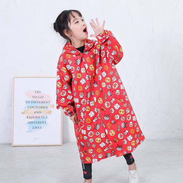 

rain bread superman raincoat children's poncho bumper baby children's pongee bumper cloth waterproof coat
